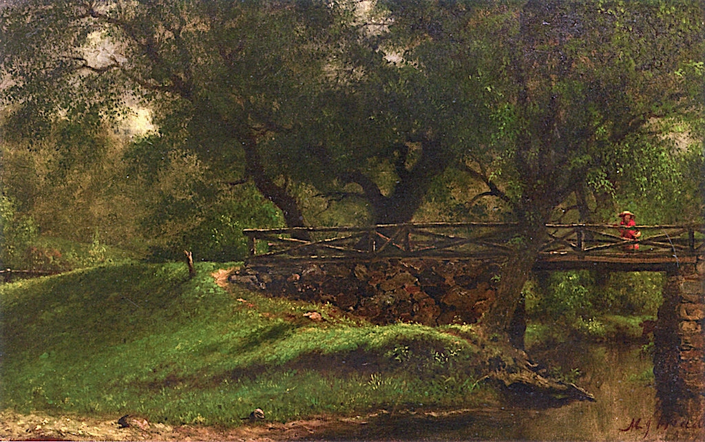 Country Bridge, vintage artwork by Martin Johnson Heade, A3 (16x12") Poster Print