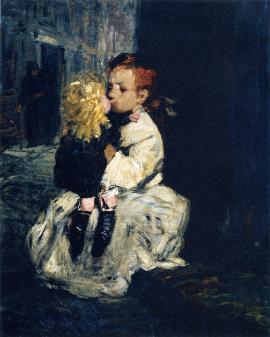 The Little Madonna, vintage artwork by George Luks, 12x8" (A4) Poster
