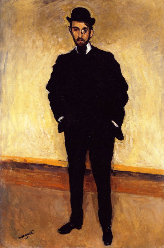 Andre Rouveyre, vintage artwork by Albert Marquet, 12x8" (A4) Poster