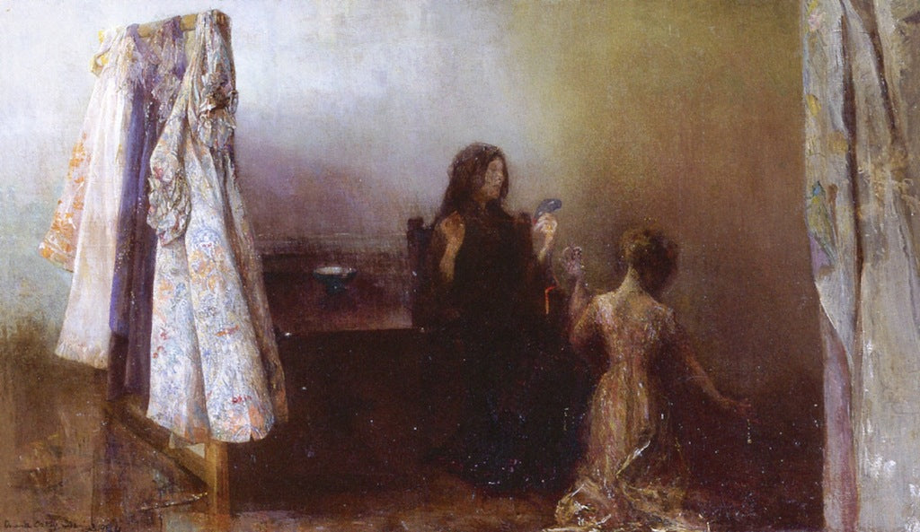 The Costumer, vintage artwork by Maria Oakey Dewing, 12x8" (A4) Poster