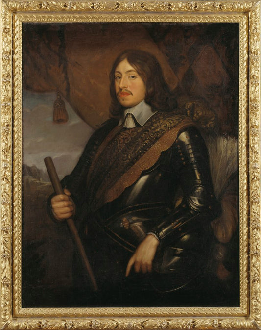 Karl X Gustav, King of Sweden, vintage artwork by David Beck, 12x8" (A4) Poster