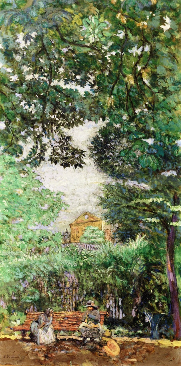 The Bench (Luxembourg Garden) by edouard Vuillard,A3(16x12")Poster