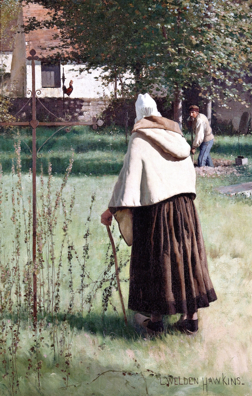 The Last Step, vintage artwork by Louis Welden Hawkins, 12x8" (A4) Poster