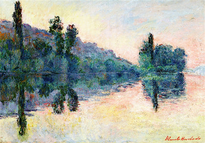 Banks of the Seine, near Vernon by Blanche Hoschede-Monet,A3(16x12")Poster