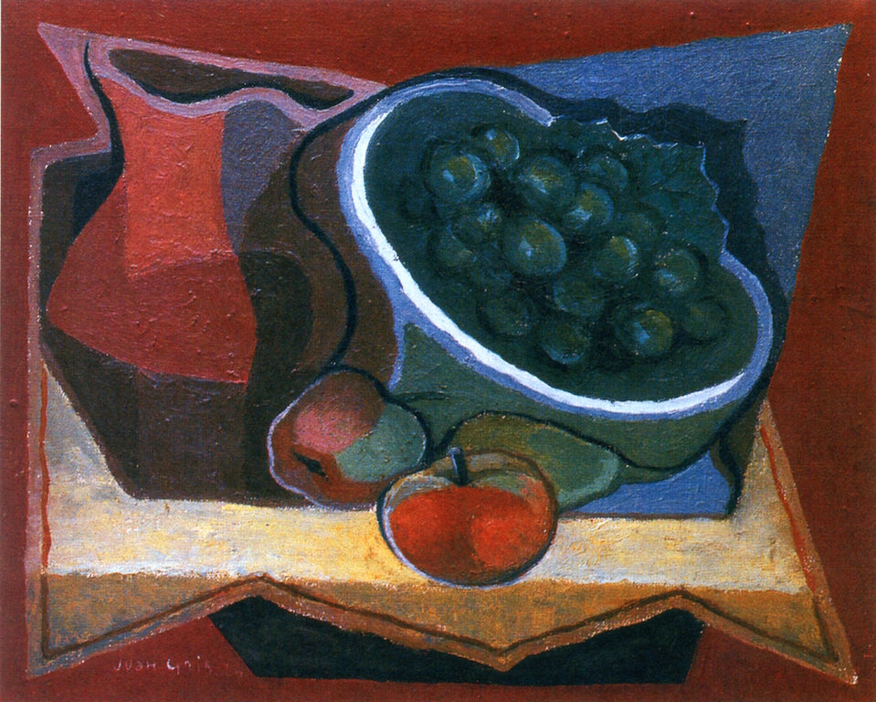 The Bunch of Grapes by Juan Gris,16x12(A3) Poster