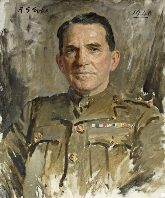 utenant-Colonel J V McCormack, MC by Reginald Grenville Eves,16x12(A3) Poster