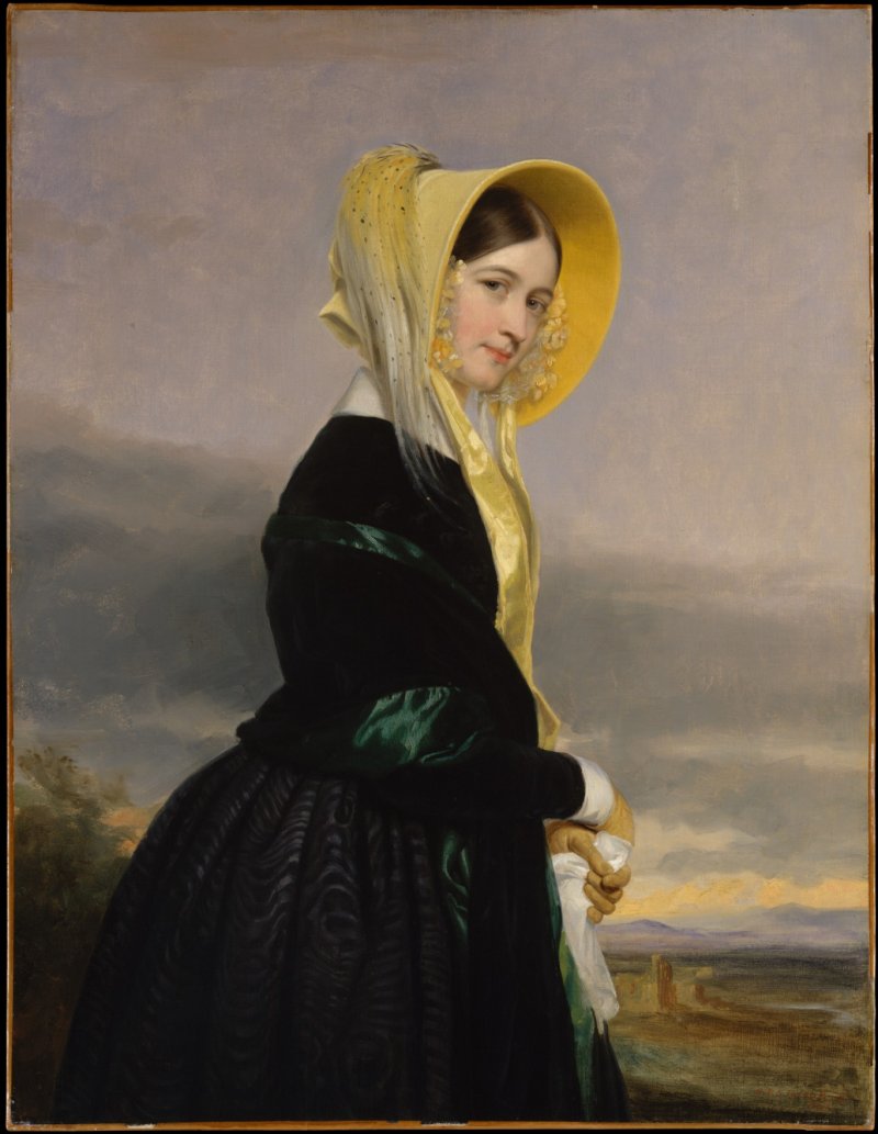 Euphemia White van Rensselaer, vintage artwork by George Peter Alexander Healy, A3 (16x12") Poster Print