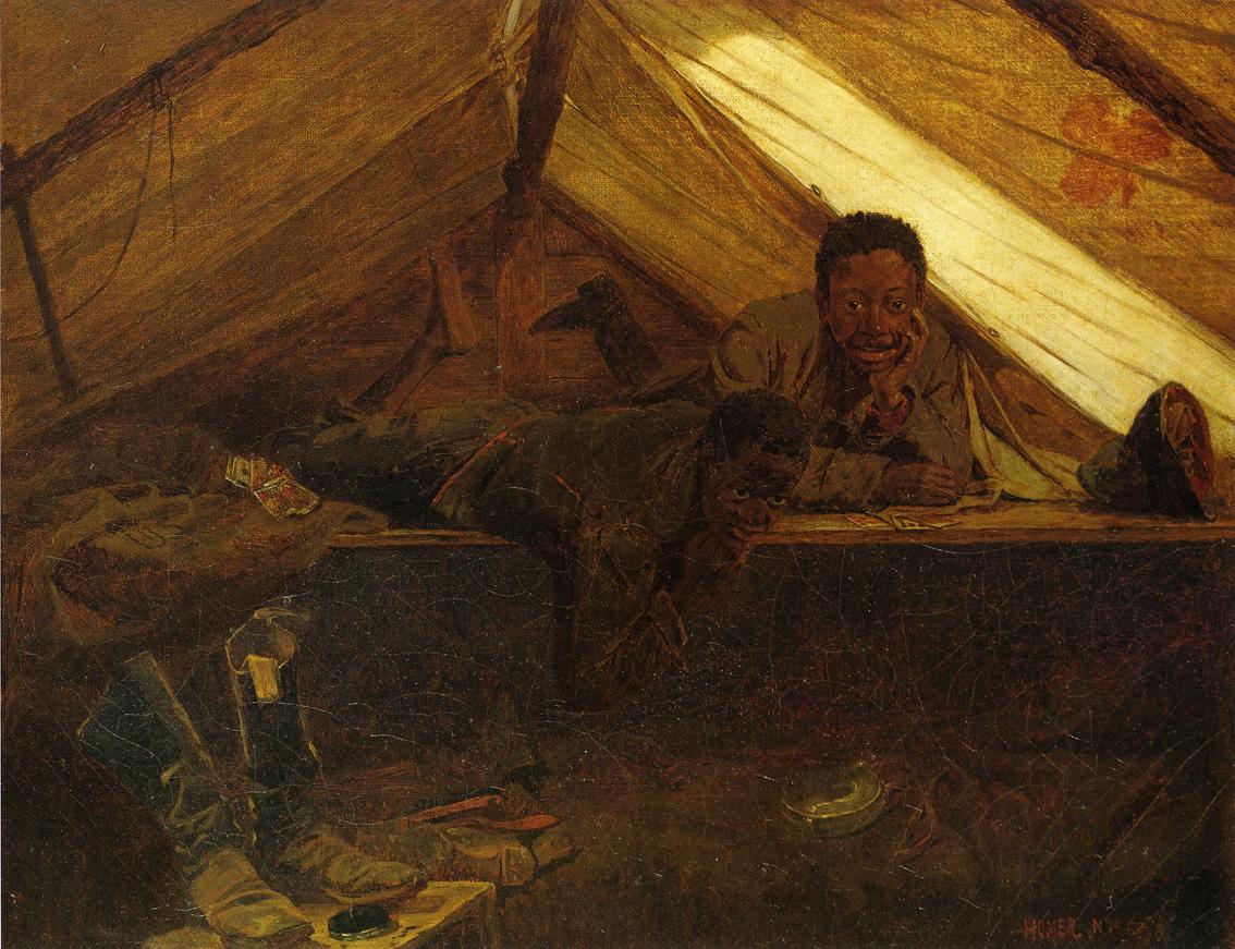 Army Boots, vintage artwork by Winslow Homer, 12x8" (A4) Poster
