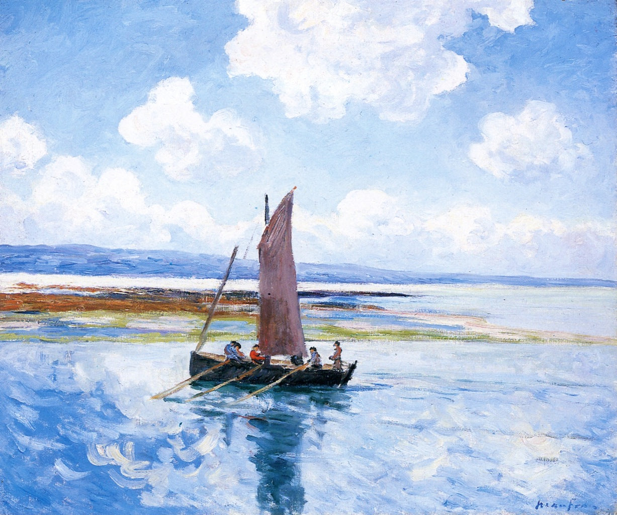 Fishermen's Boat by Maxime Maufra,A3(16x12")Poster