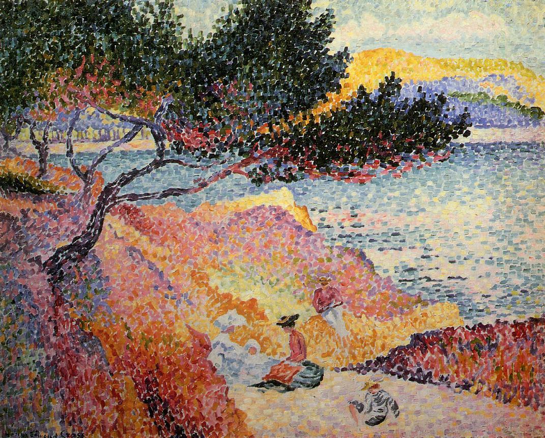 The Bay at Cavaliere by Henri-Edmond Cross,A3(16x12")Poster