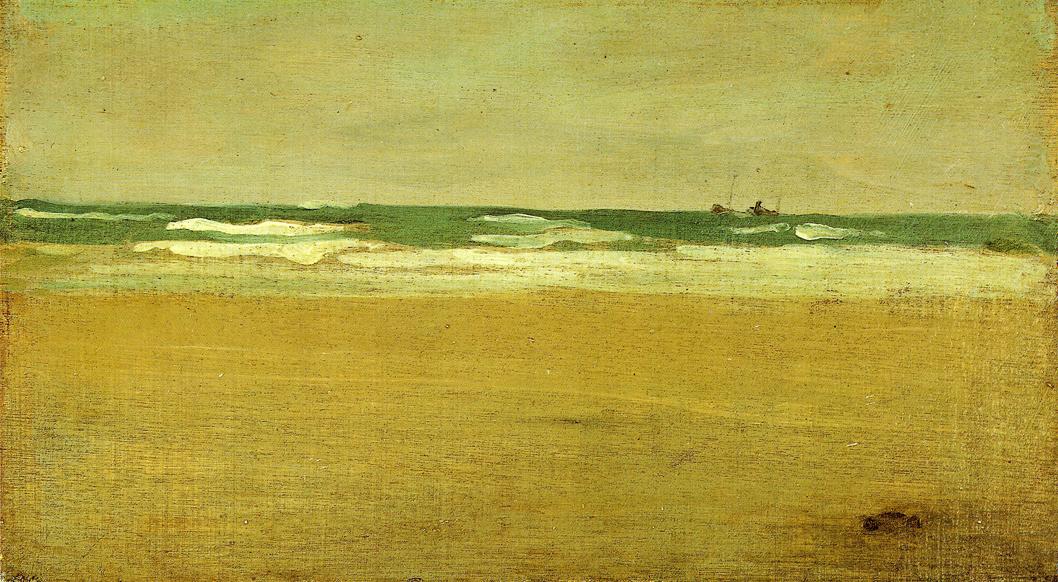 The Angry Sea, vintage artwork by James Abbott McNeill Whistler, 12x8" (A4) Poster