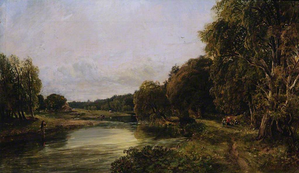 Kirkside – The Deveron, vintage artwork by Arthur Perigal the Younger, A3 (16x12") Poster Print