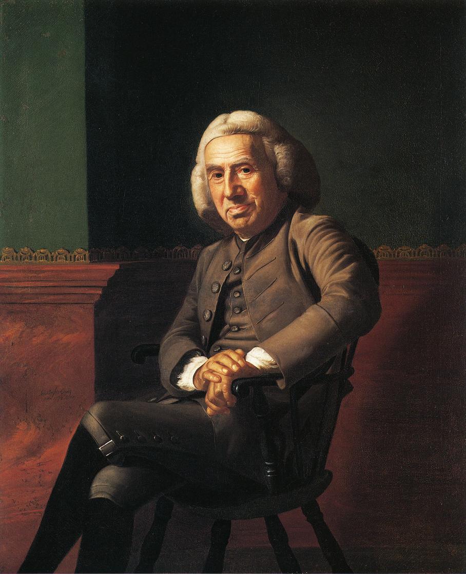 Eleazer Tyng, vintage artwork by John Singleton Copley, 12x8" (A4) Poster