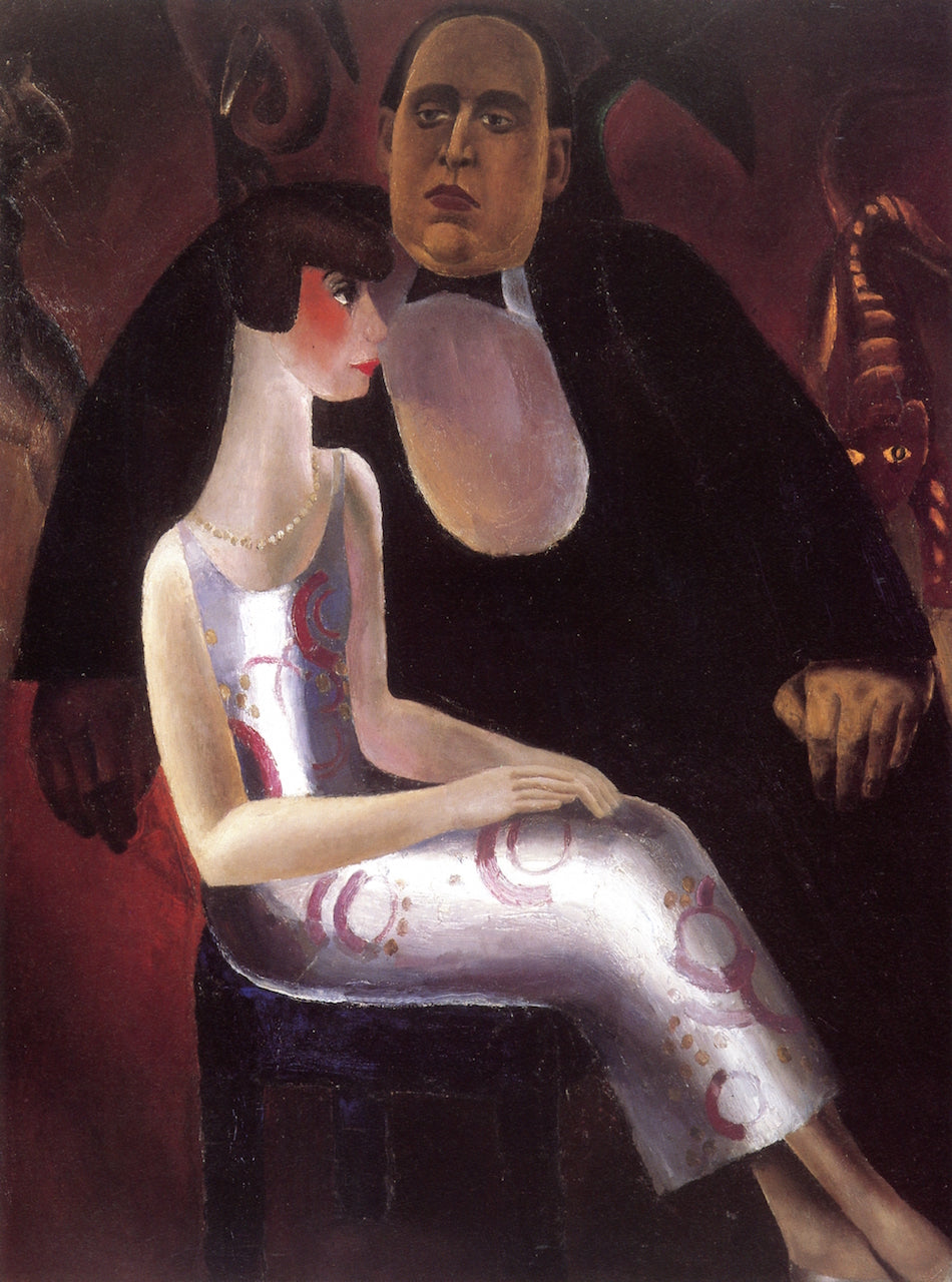 rtrait of P. G. Van Hecke and Norine by Frits Van den Berghe,16x12(A3) Poster