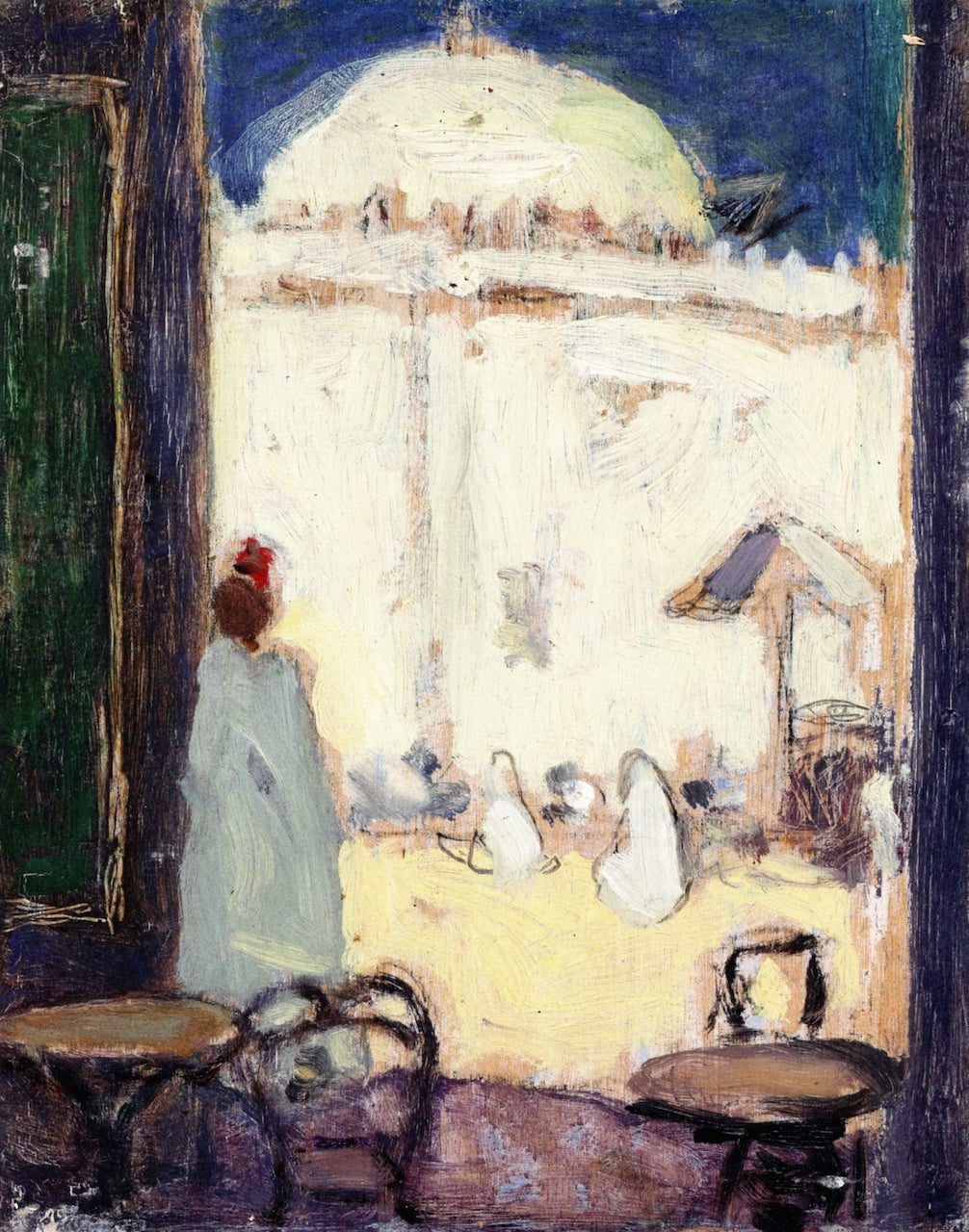 The Mosque, Algiers, vintage artwork by James Wilson Morrice, 12x8" (A4) Poster