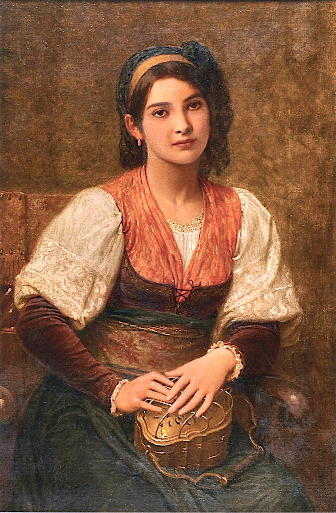 The Scaldino, vintage artwork by Charles Edward Perugini, 12x8" (A4) Poster