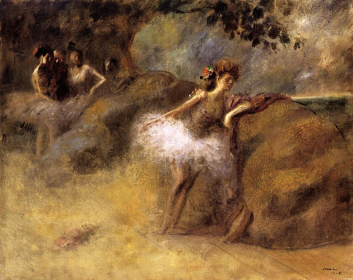 Dancer on the Set by Jean-Louis Forain,A3(16x12")Poster