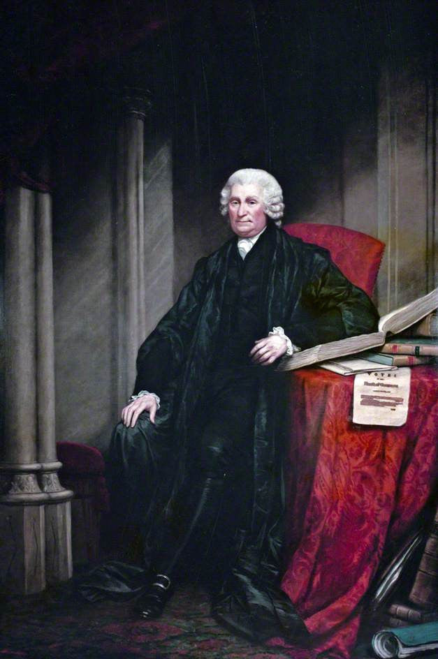 John Hatsell, Clerk of the House of Commons, vintage artwork by James Northcote, 12x8" (A4) Poster