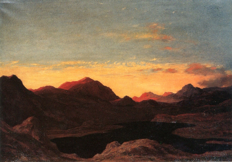 The Hills of Chon - November, vintage artwork by Sir David Young Cameron, RA, 12x8" (A4) Poster