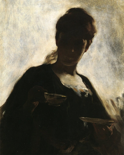 Woman with a Tea Cup by John White Alexander,A3(16x12")Poster