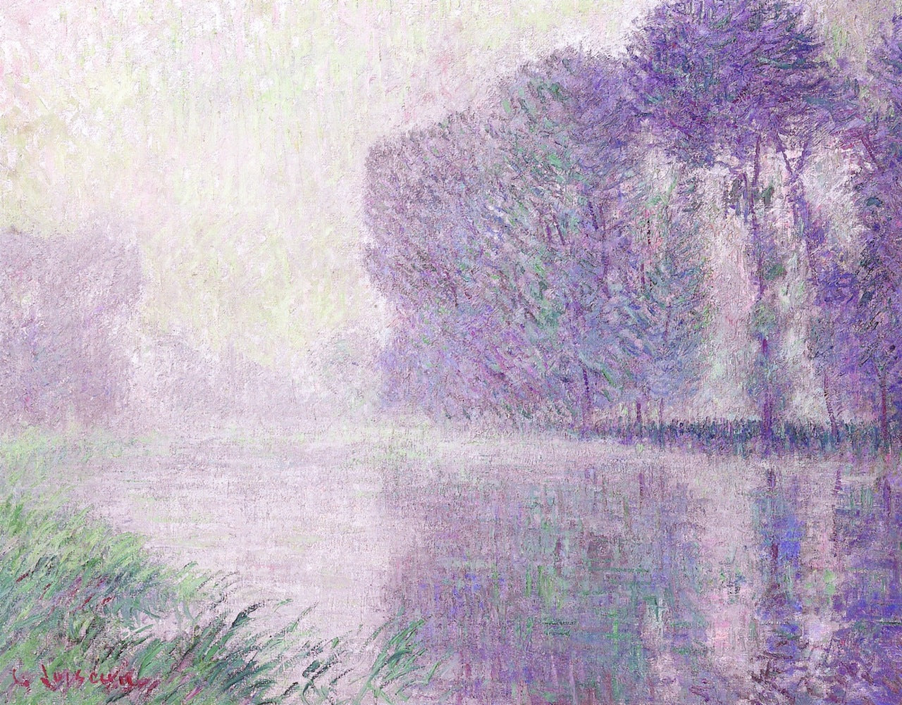 By the Eure by Gustave Loiseau,A3(16x12")Poster