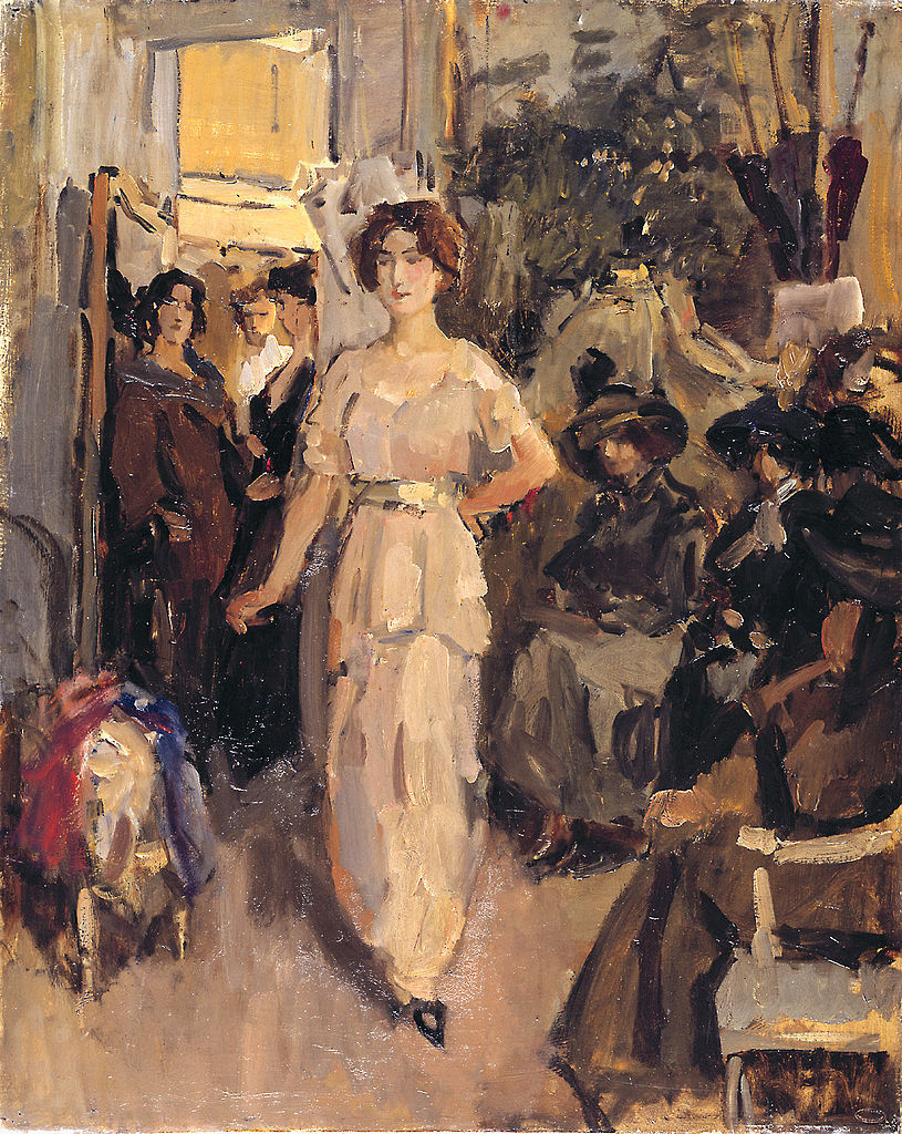 Dress Show at Hirsch by Isaac Israels,A3(16x12")Poster