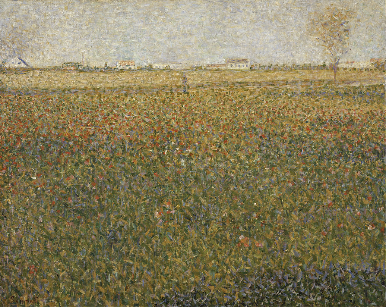 Lucerne, Saint-Denis by Georges Seurat,A3(16x12")Poster