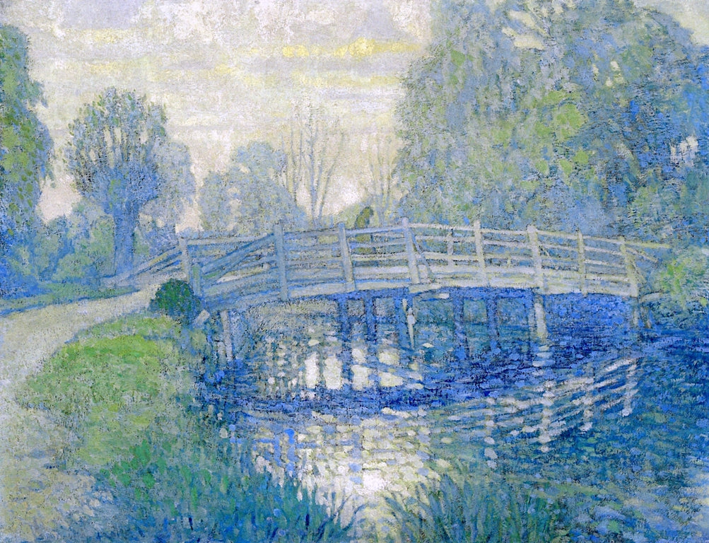 The Bridge at Argenteuil by Stafford Llewellyn Leake,16x12(A3) Poster