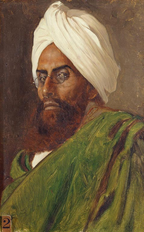 Mir Abdullah, vintage artwork by Rudolph Swoboda, A3 (16x12") Poster Print