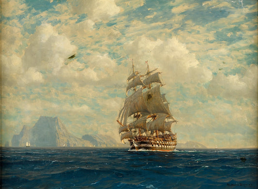 Under the Full Sail by Michael Zeno Diemer,A3(16x12")Poster