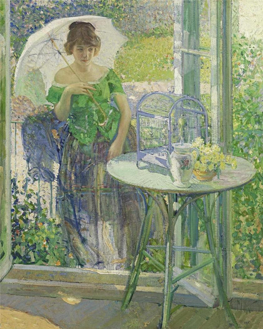 Mimi, vintage artwork by Richard Edward Miller, 12x8" (A4) Poster