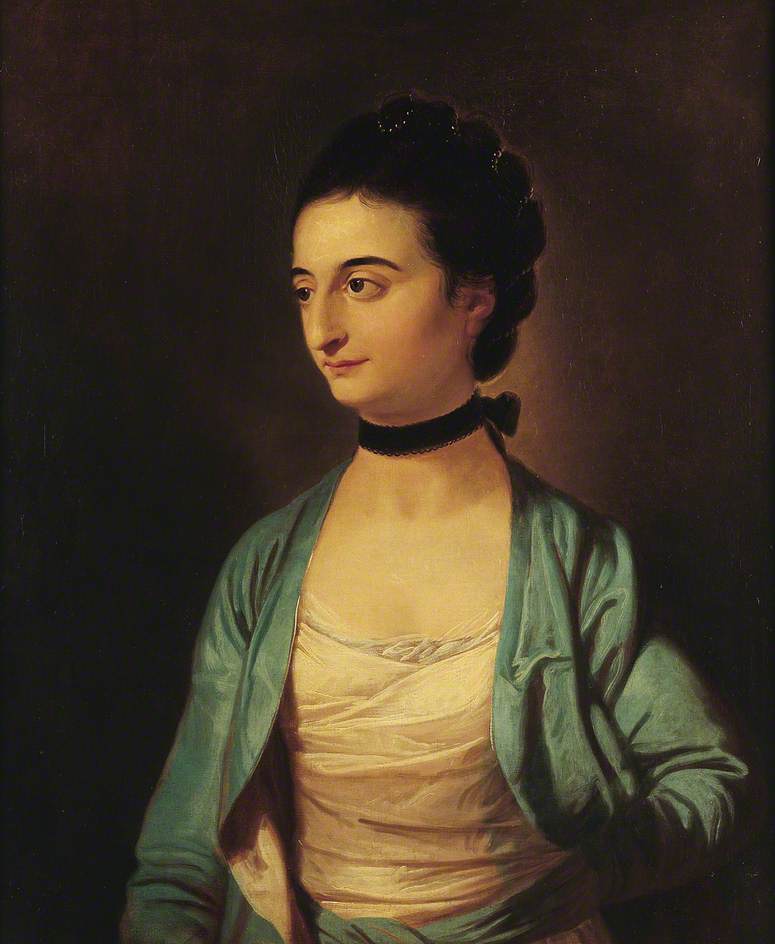 Sarah Judith de Castro, vintage artwork by Tilly Kettle, 12x8" (A4) Poster