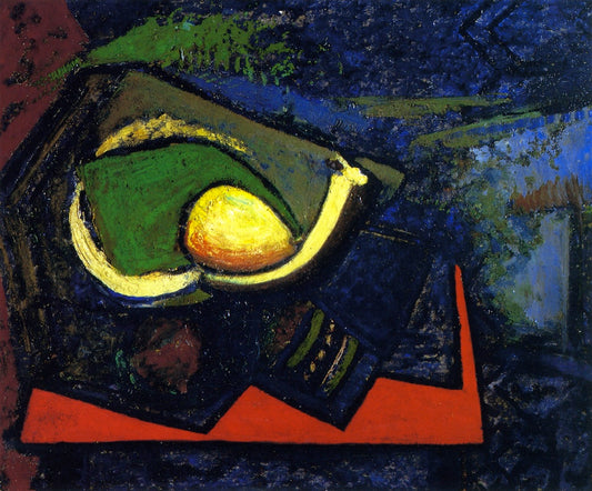 Cubist Still Life with Pear by Alfred Henry Maurer,A3(16x12")Poster