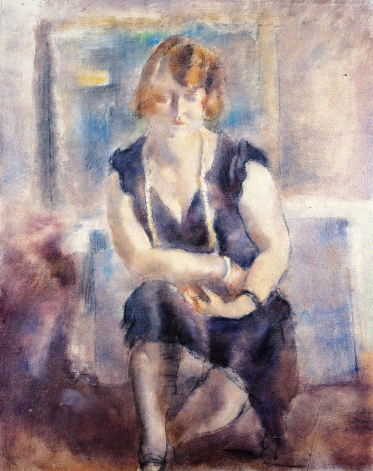 A Blond by Jules Pascin,16x12(A3) Poster