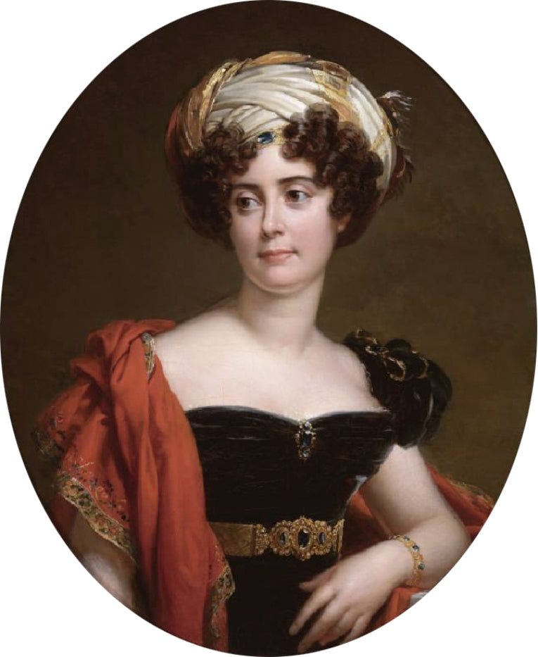 Blanche-Josephine Le Bascle d'Argenteuil, duchesse de Maille (1787-1851), vintage artwork by François Gerard, 12x8" (A4) Poster