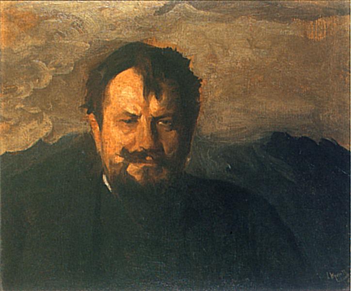 Portrait of Jan Kasprowicz by Leon Jan Wyczolkowski,A3(16x12")Poster