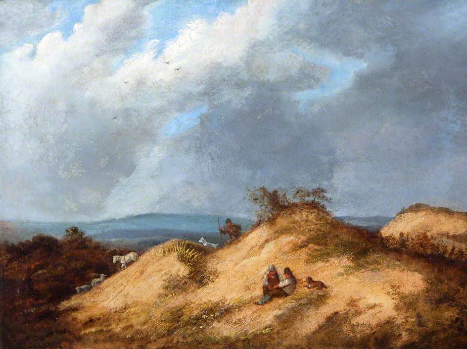 Mousehold Heath, vintage artwork by John Crome, 12x8" (A4) Poster