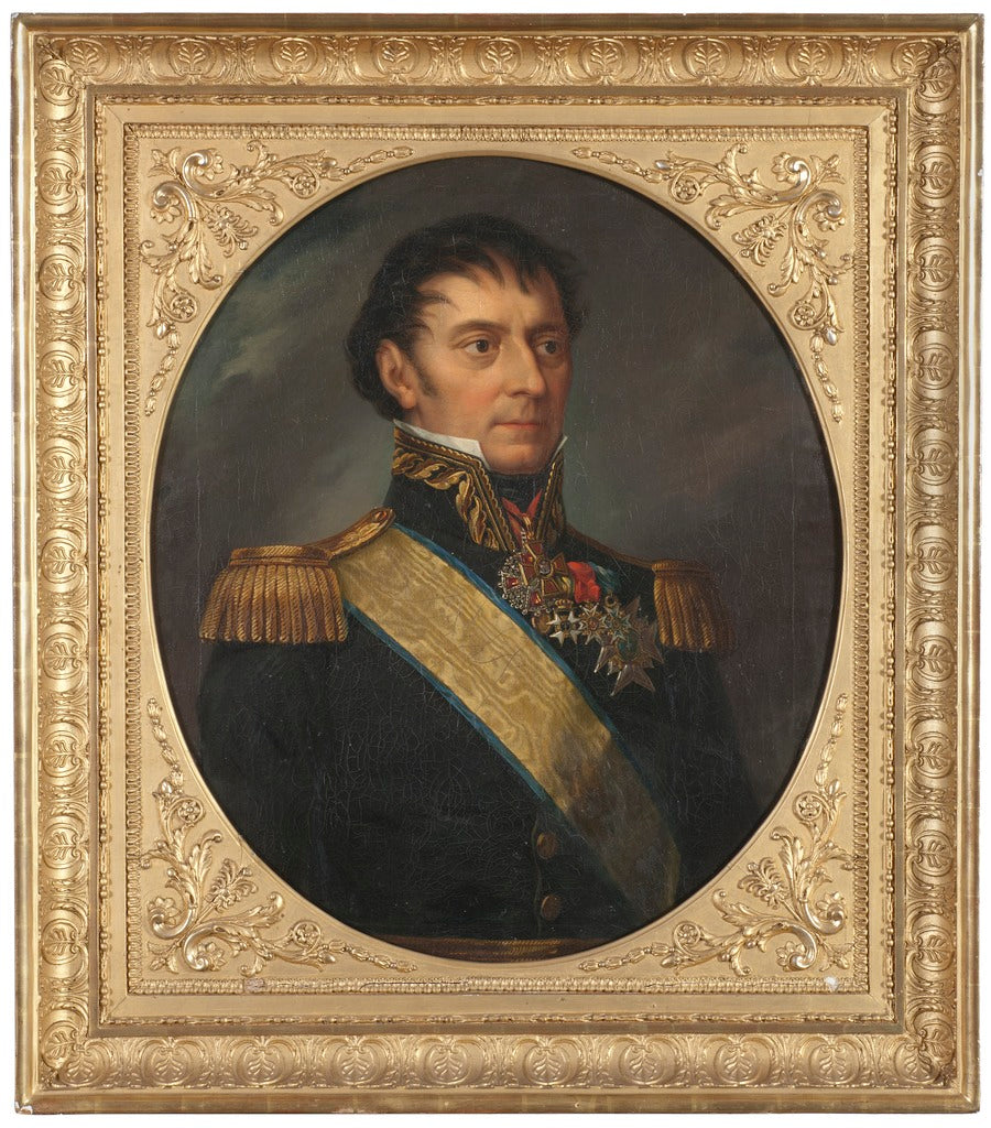 Louis Marie de Camps, vintage artwork by Fredrik Westin, 12x8" (A4) Poster