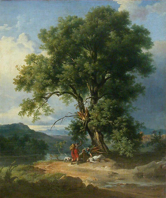 La femme Foudroyee, vintage artwork by Achille-Etna Michallon, A3 (16x12") Poster Print