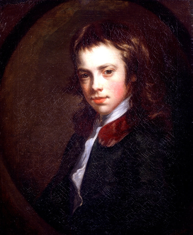 A Young Boy - Member of the Somerset Family, vintage artwork by Sir Nathaniel Dance-Holland, 12x8" (A4) Poster