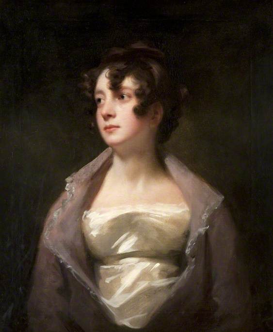 Mrs William Urquhart (c.1796–1864), vintage artwork by Sir Henry Raeburn, R.A., P.R.S.A., 12x8