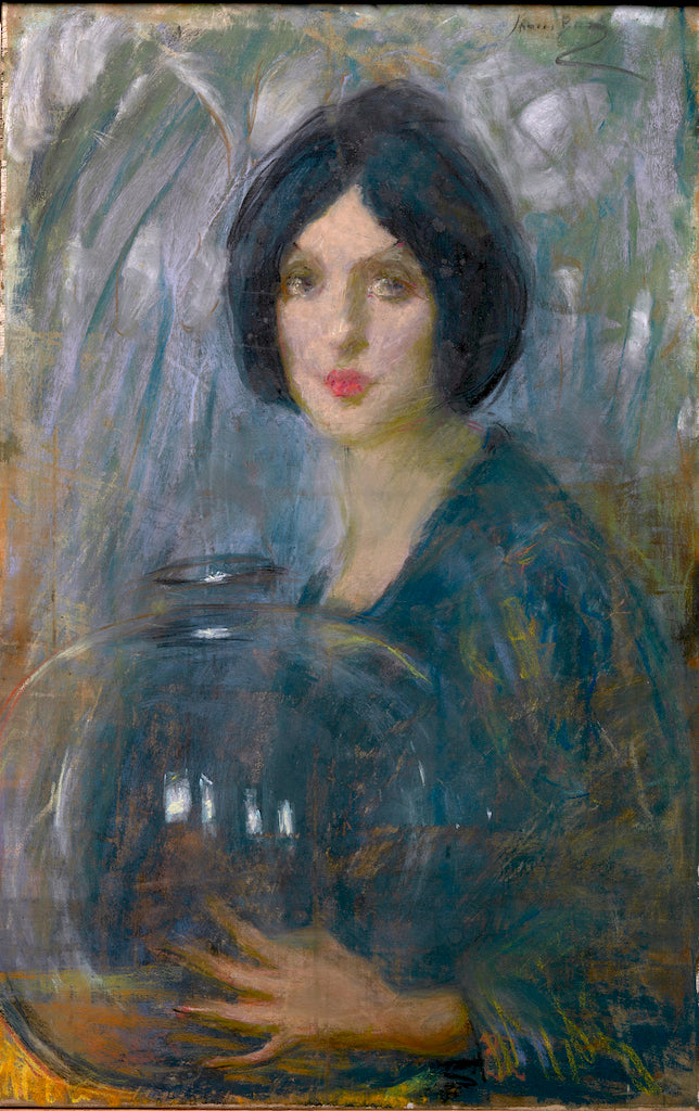 The Crystal Globe by Alice Pike Barney,A3(16x12")Poster