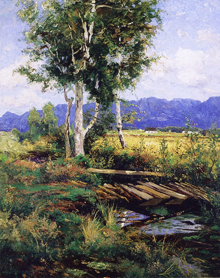 Toward the Adirondacks, vintage artwork by Homer Dodge Martin, 12x8" (A4) Poster