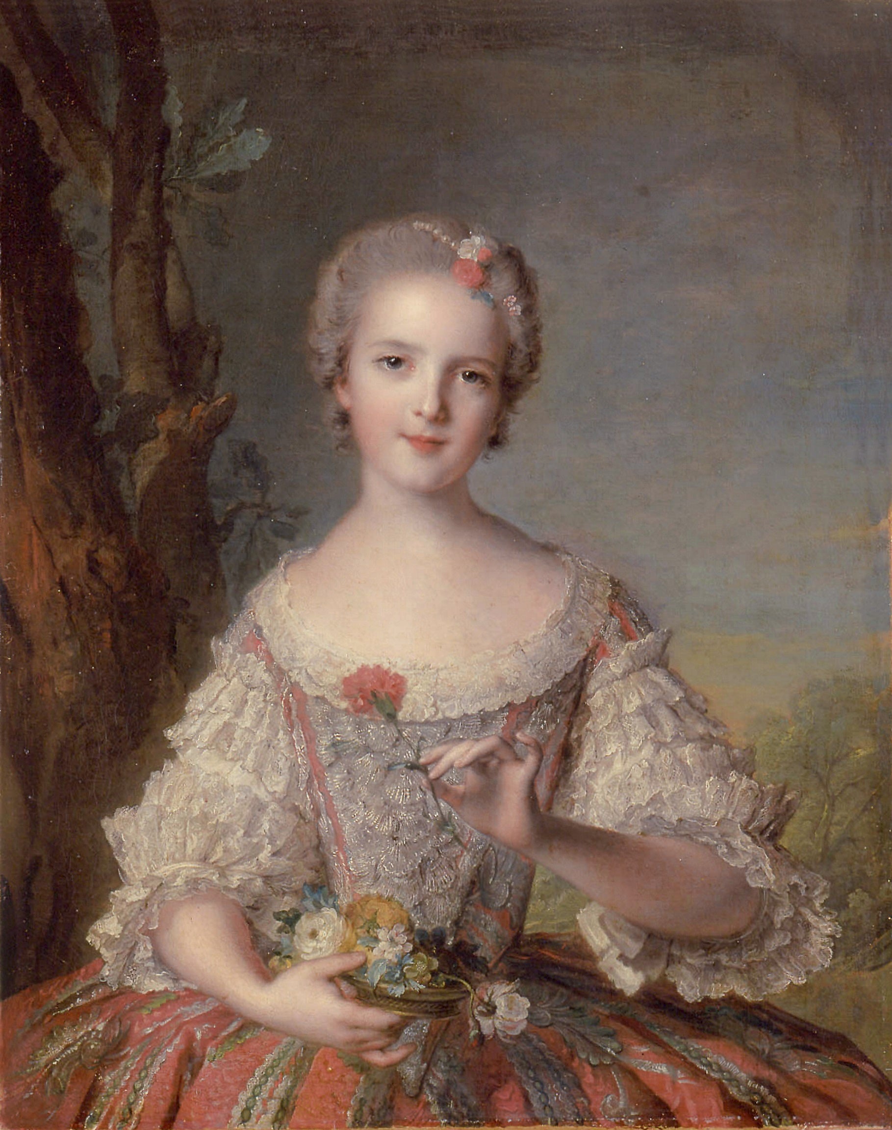 Madame Louise of France, vintage artwork by Jean-Marc Nattier, 12x8" (A4) Poster