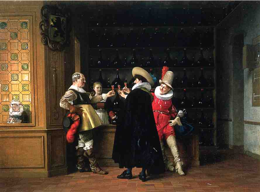 Curacao, vintage artwork by Jean-Leon Gerôme, 12x8" (A4) Poster