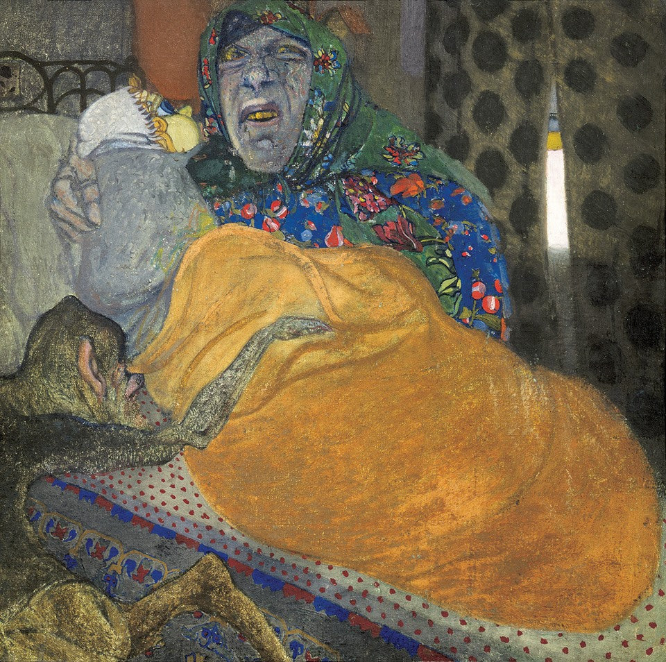 The New Baby by Boris Grigoriev,16x12(A3) Poster