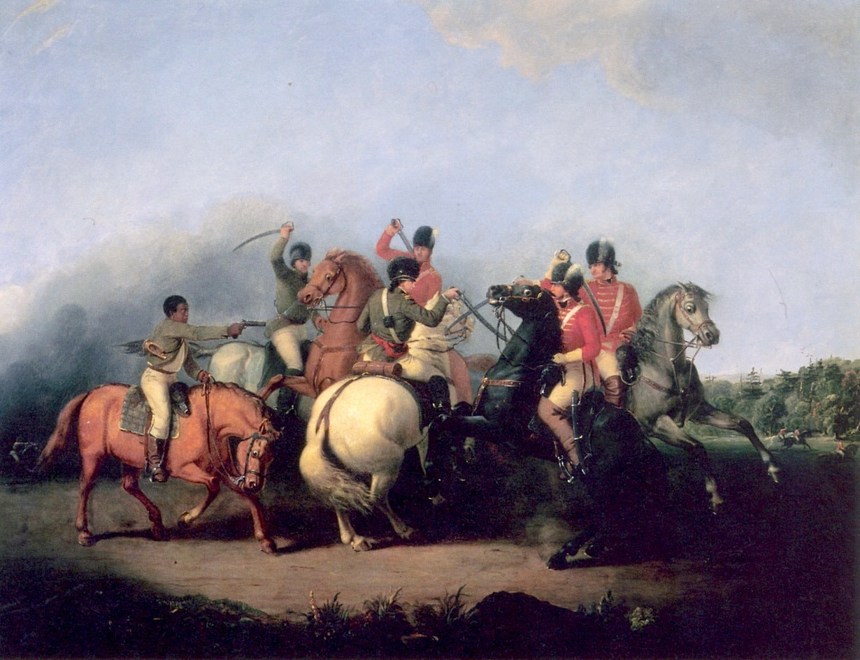 Battle of Cowpens, vintage artwork by William Tylee Ranney, A3 (16x12") Poster Print