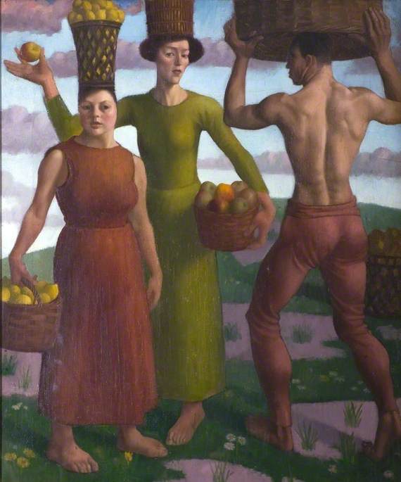 The Fruit Sorters by Mark Gertler,16x12(A3) Poster