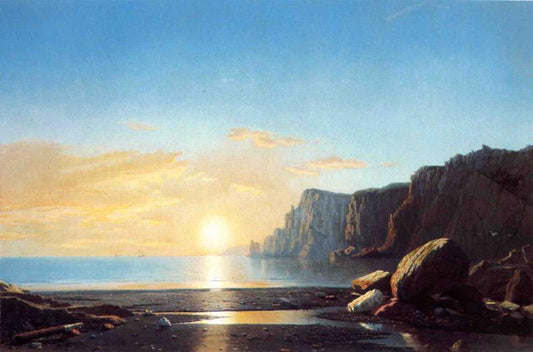 Off the Coast of Labrador, vintage artwork by William Bradford, 12x8" (A4) Poster