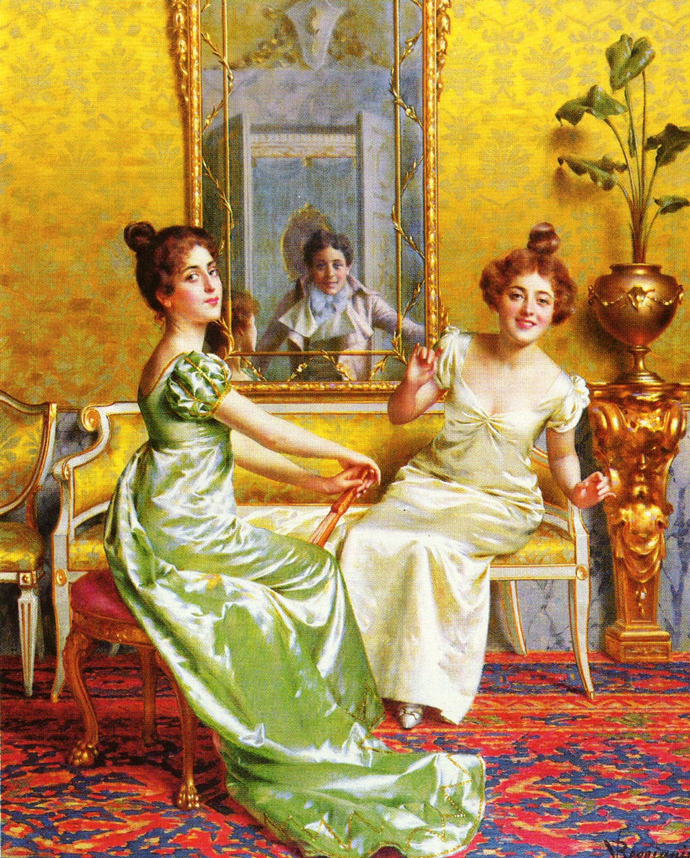 The Surprise by Vittorio Reggianini,A3(16x12")Poster